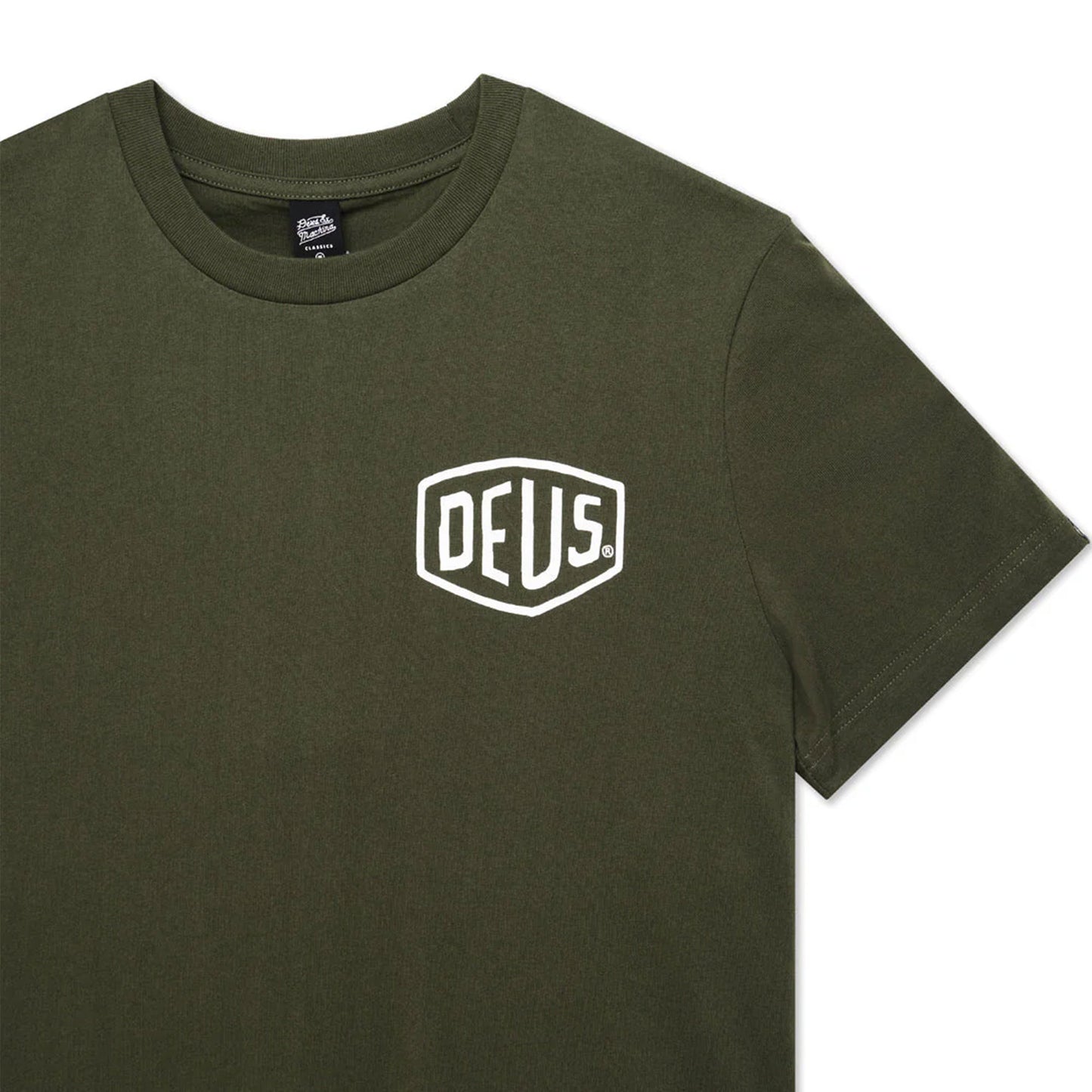 Deus Ex Machina Biarritz Address Tee Cypress Green  - DMW41808Z-CYP