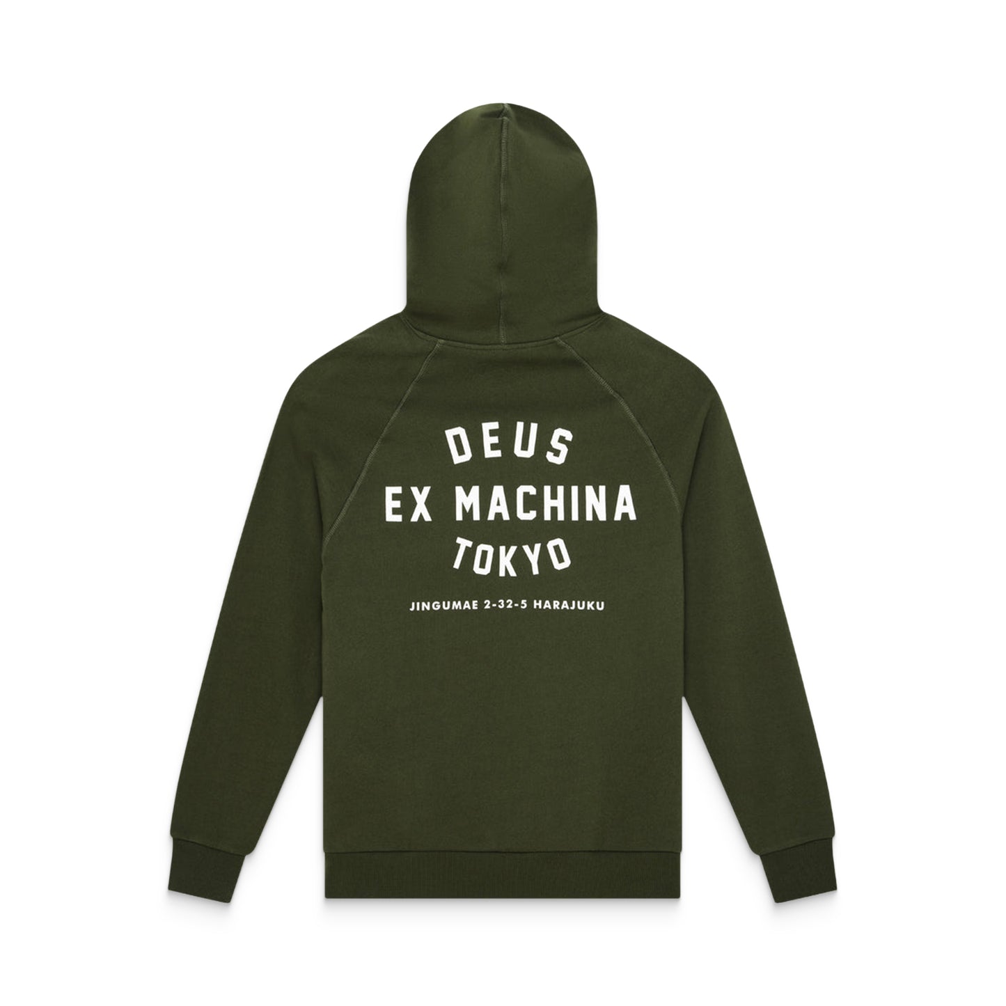 Deus Ex Machina Harajuku Address Hoodie Cypress Green  - DMW48675F-CYP