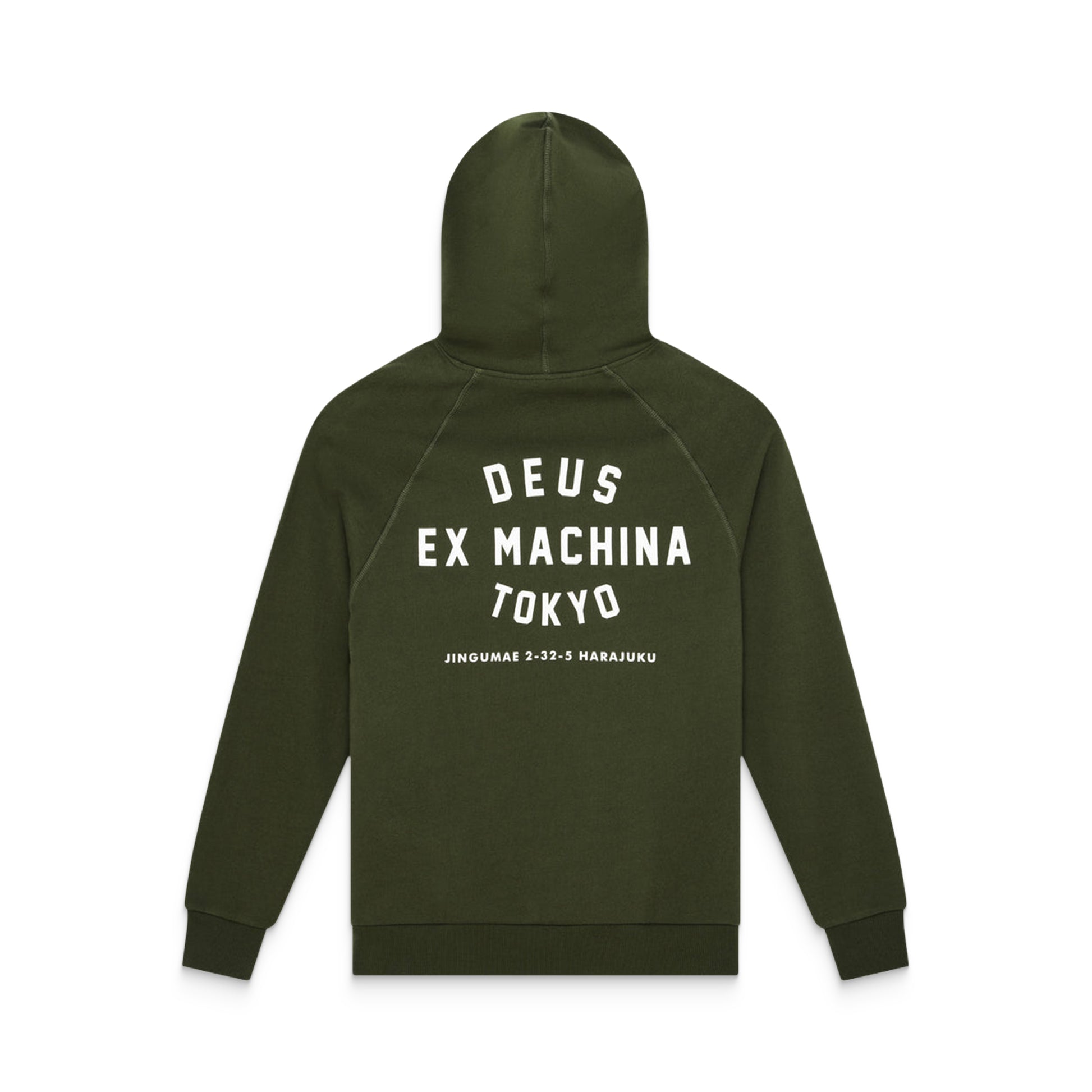 Deus Ex Machina Harajuku Address Hoodie Cypress Green  - DMW48675F-CYP