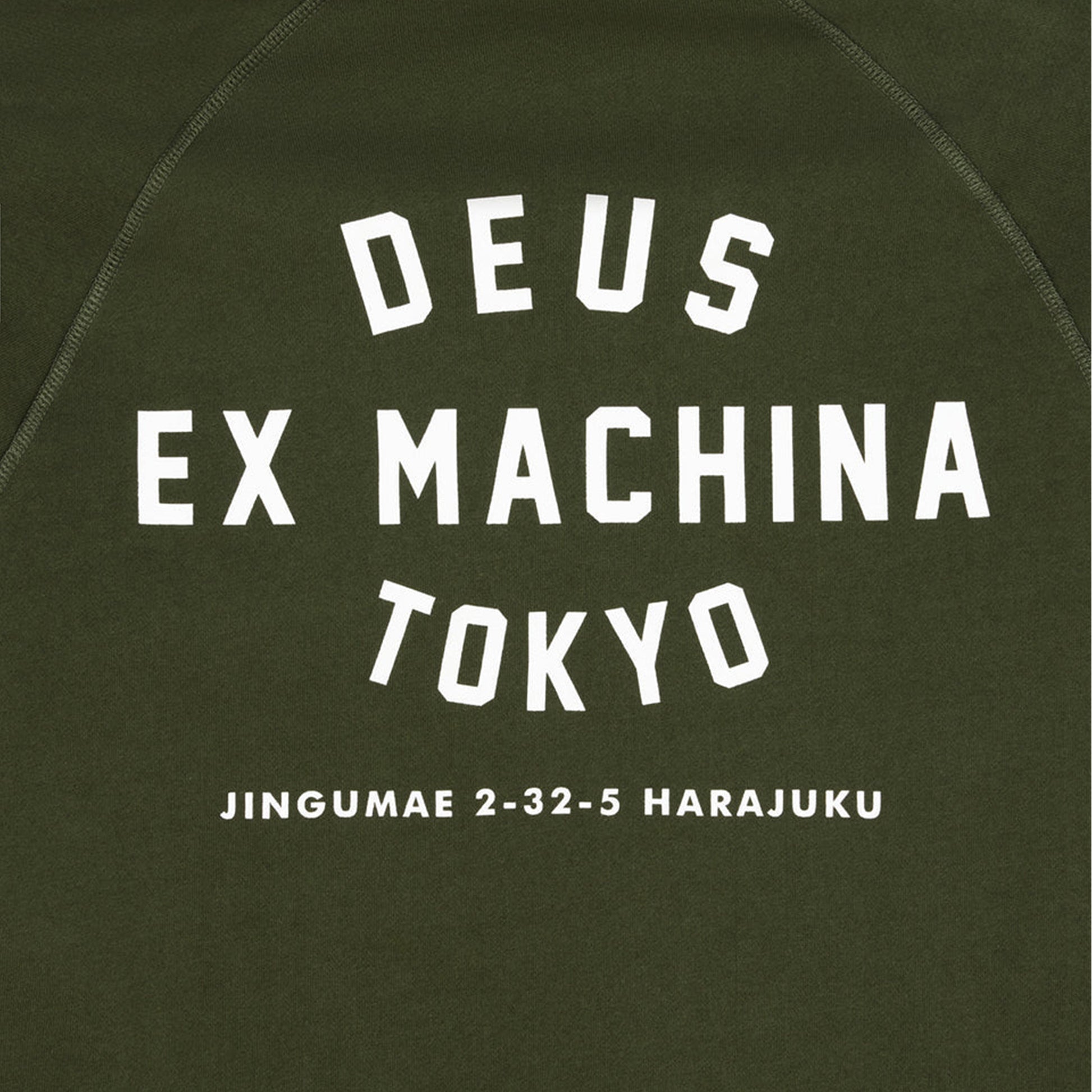 Deus Ex Machina Harajuku Address Hoodie Cypress Green  - DMW48675F-CYP