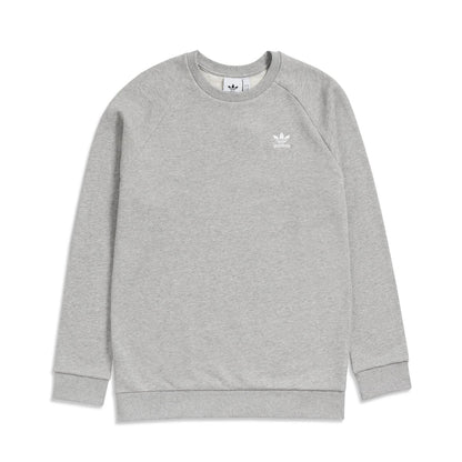 Adidas Essential Crewneck Sweatshirt Medium Grey Heather  - DV1642