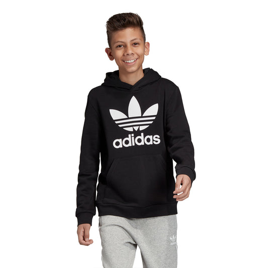 Adidas Originals Trefoil Hoodie Black/White  - DV2870