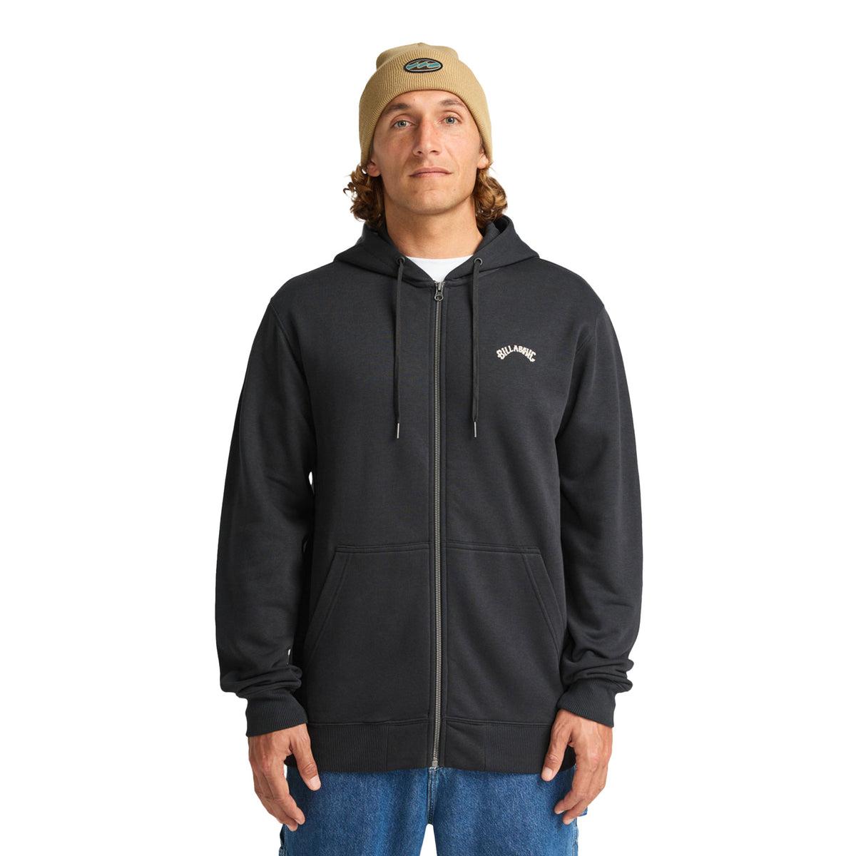 Billabong Arch FZ Hoodie Black  - EBYFT00148-BLK