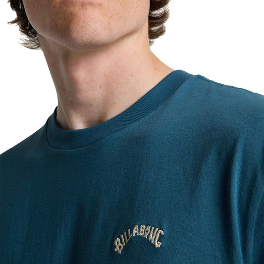 Billabong Arch Crew T-Shirt Real Teal  - EBYKT00100-BPR0