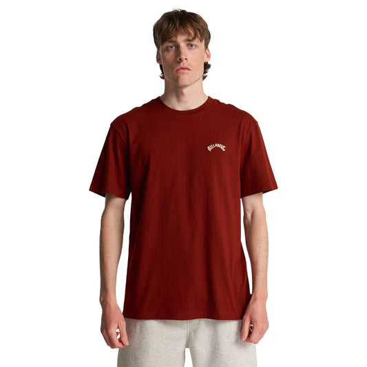 Billabong Arch Crew T-Shirt Fired Red  - EBYKT00100-RZA01