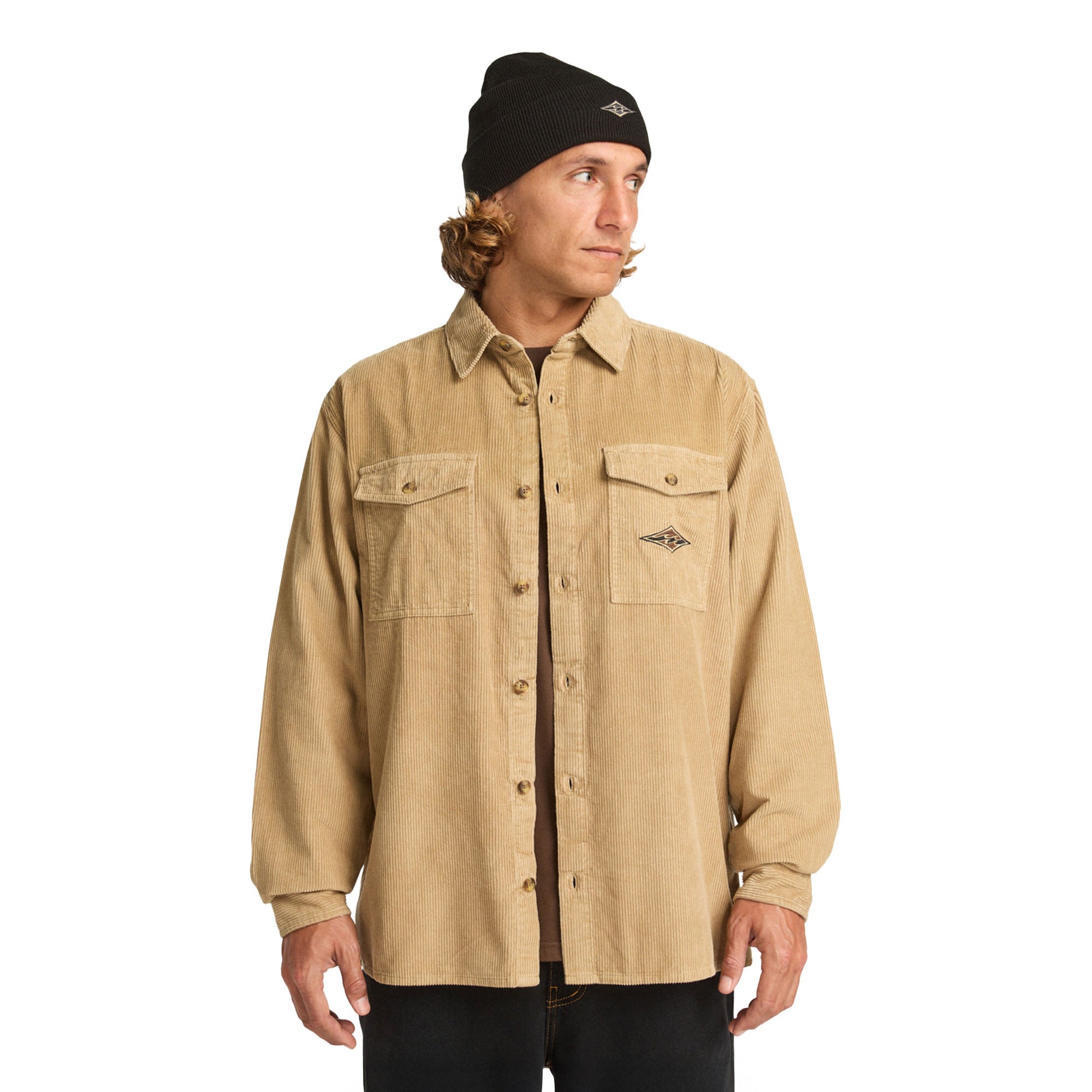 Billabong Bond Days LS Shirt Khaki  - EBYWT03015-KHA