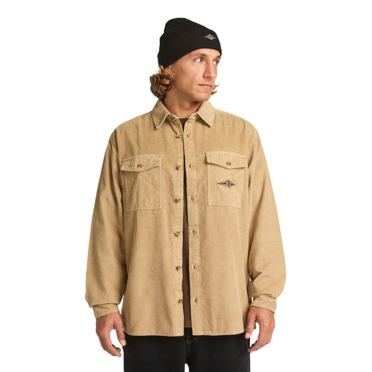 Billabong Bond Days LS Shirt Khaki  - EBYWT03015-KHA
