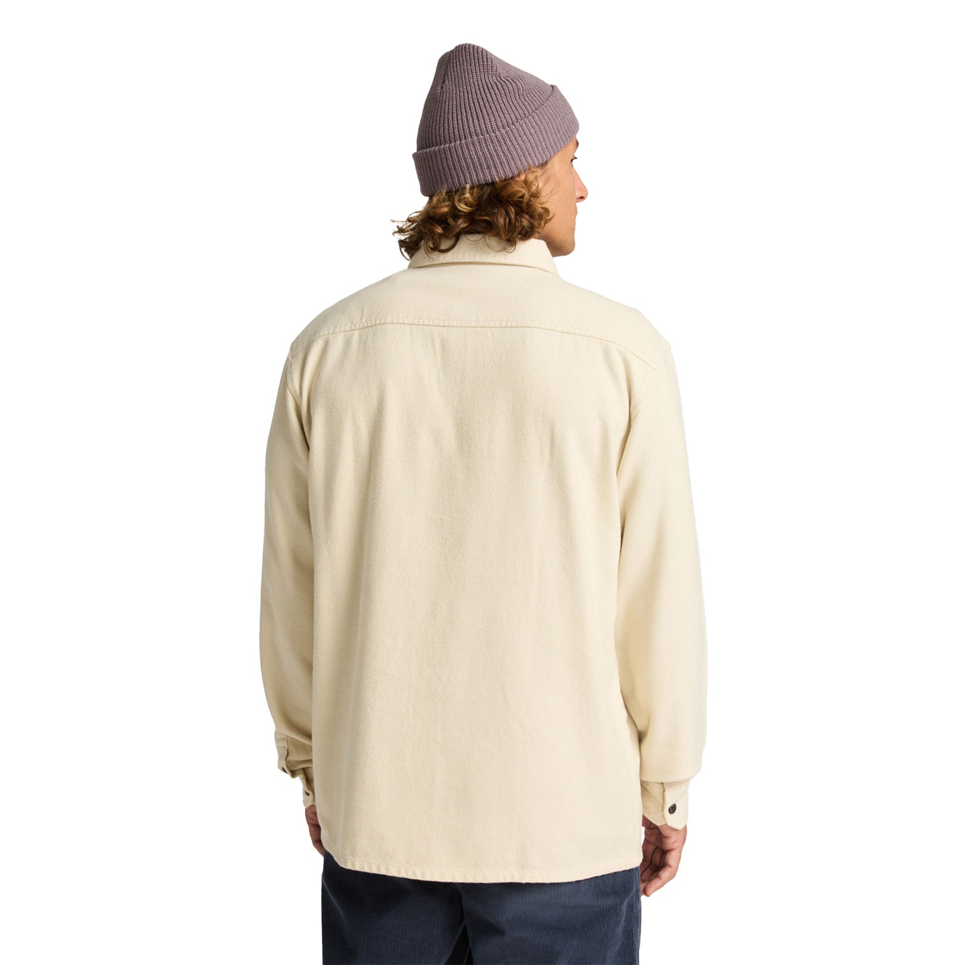 Billabong Del Mar Flannel LS Shirt Sand  - EBYWT03018-TFH0