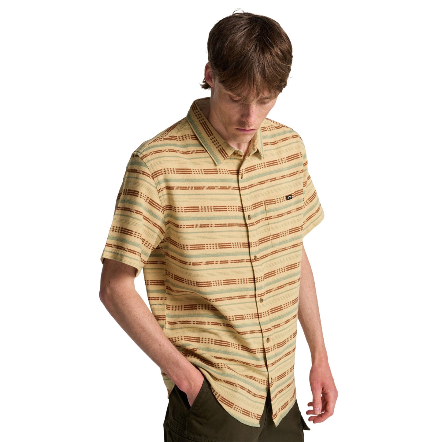 Billabong SS Sundays Jacquard Shirt Castle Rock  - EBYWT03021-TGW0
