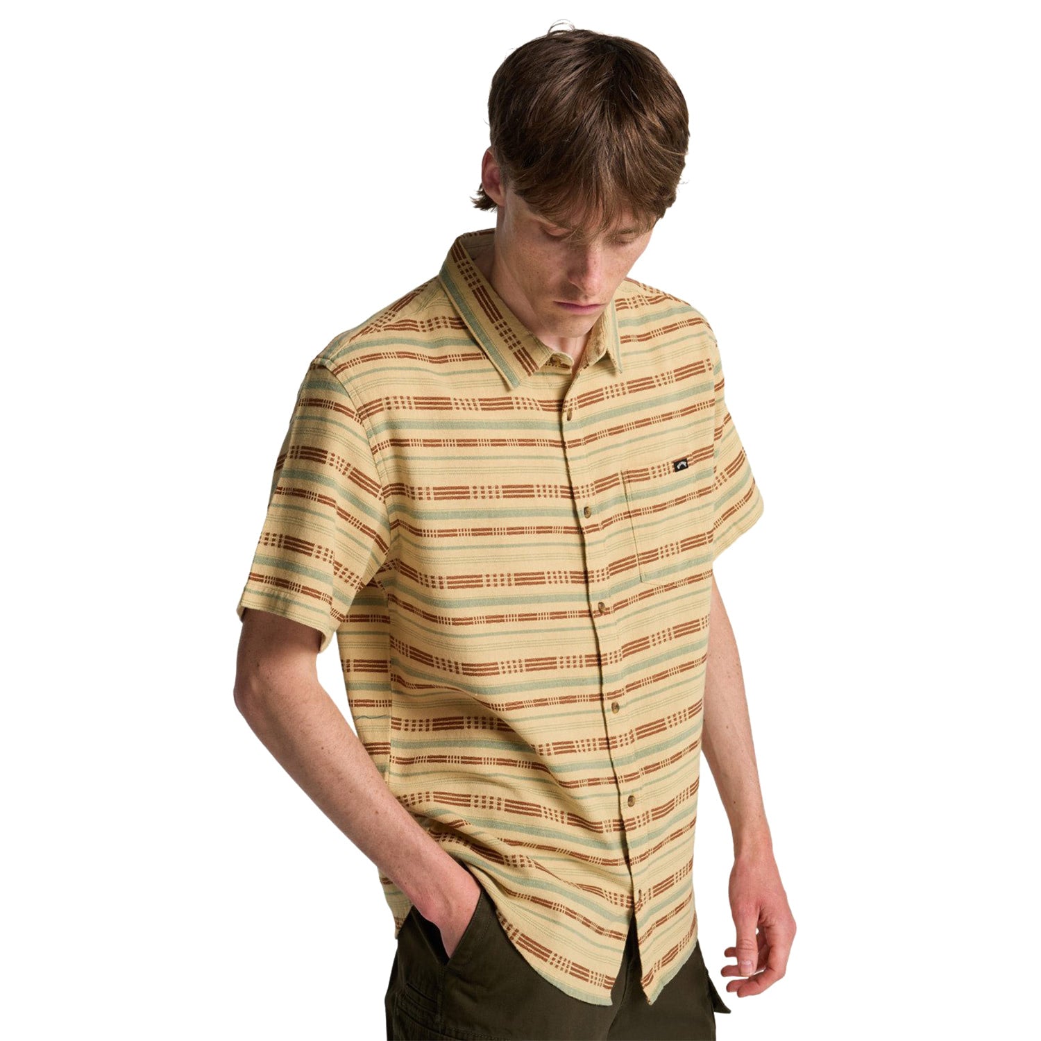 Billabong SS Sundays Jacquard Shirt Castle Rock  - EBYWT03021-TGW0