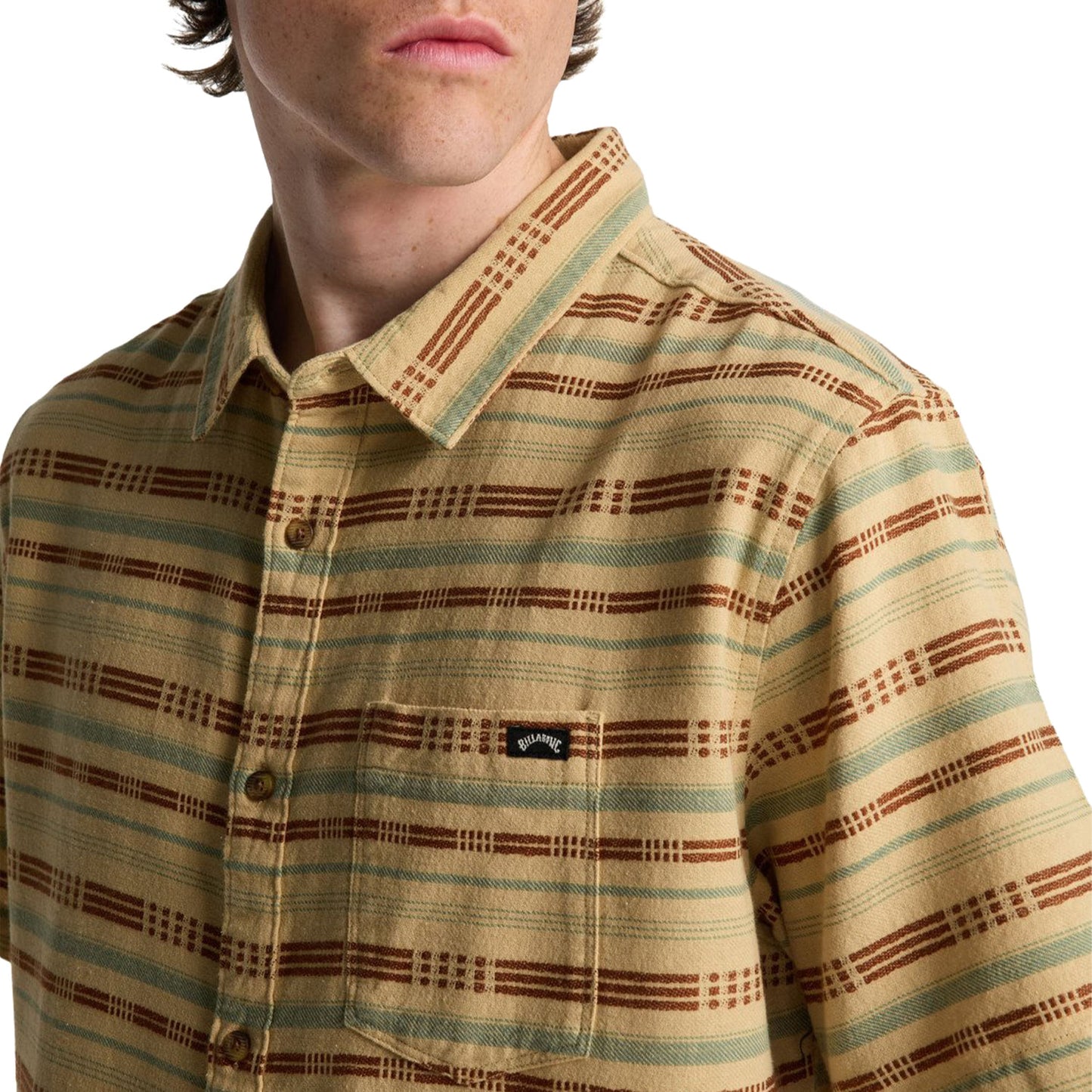 Billabong SS Sundays Jacquard Shirt Castle Rock  - EBYWT03021-TGW0