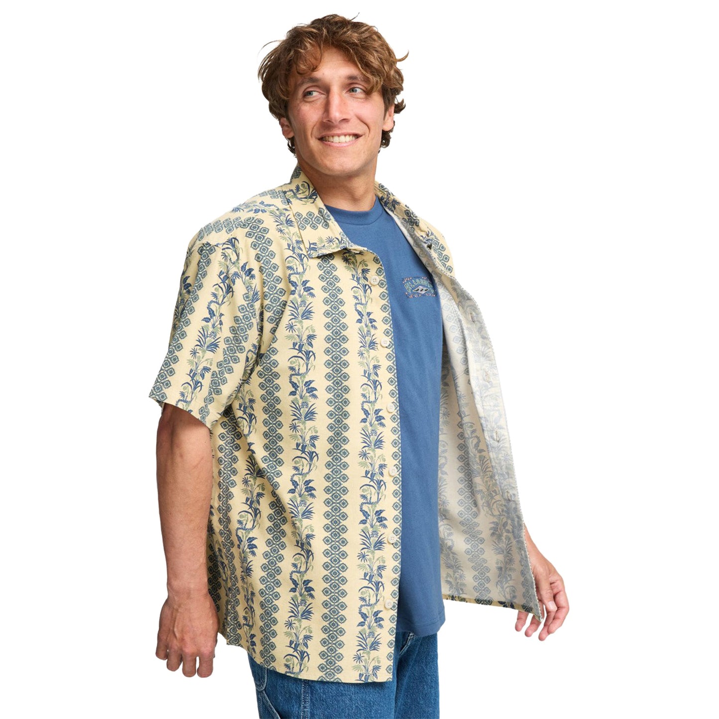 Billabong SS Solana Cord Shirt Castle Rock  - EBYWT03024-TGW0