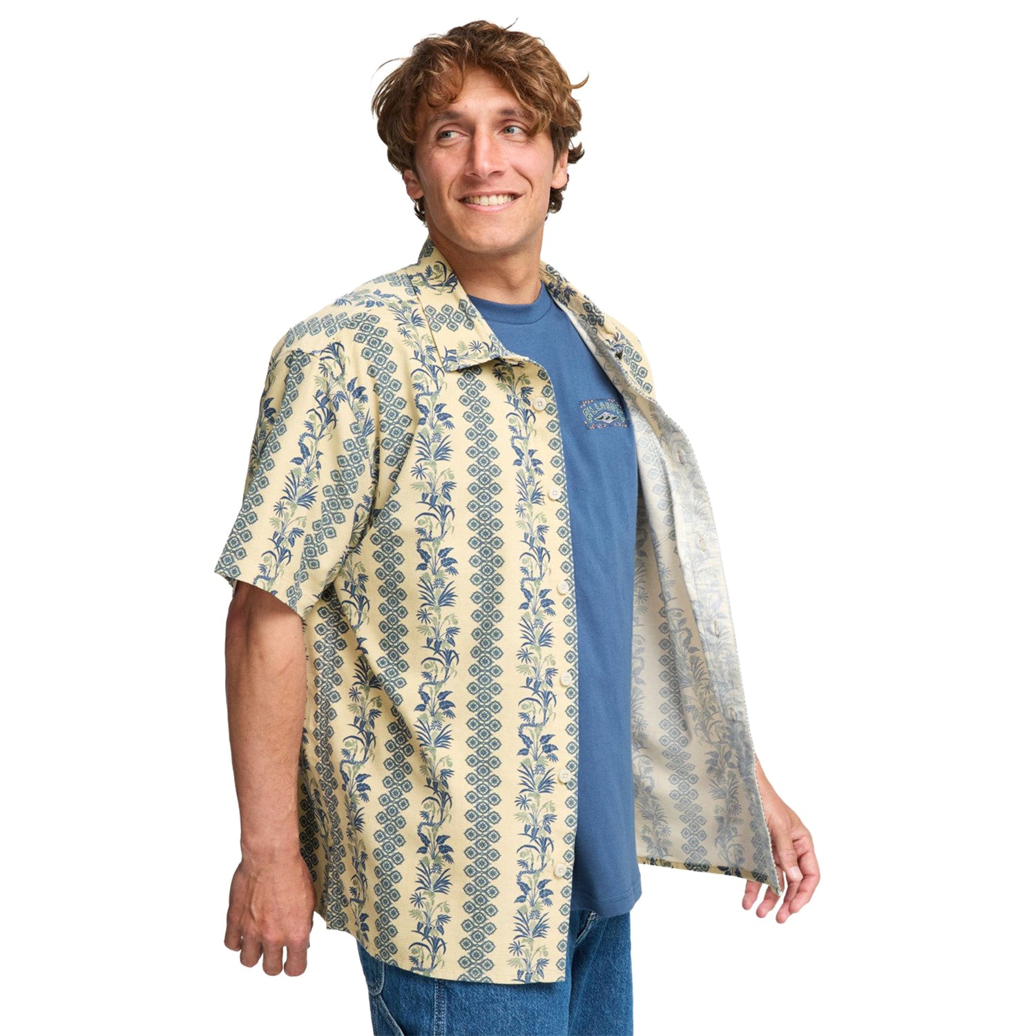 Billabong SS Solana Cord Shirt Castle Rock  - EBYWT03024-TGW0