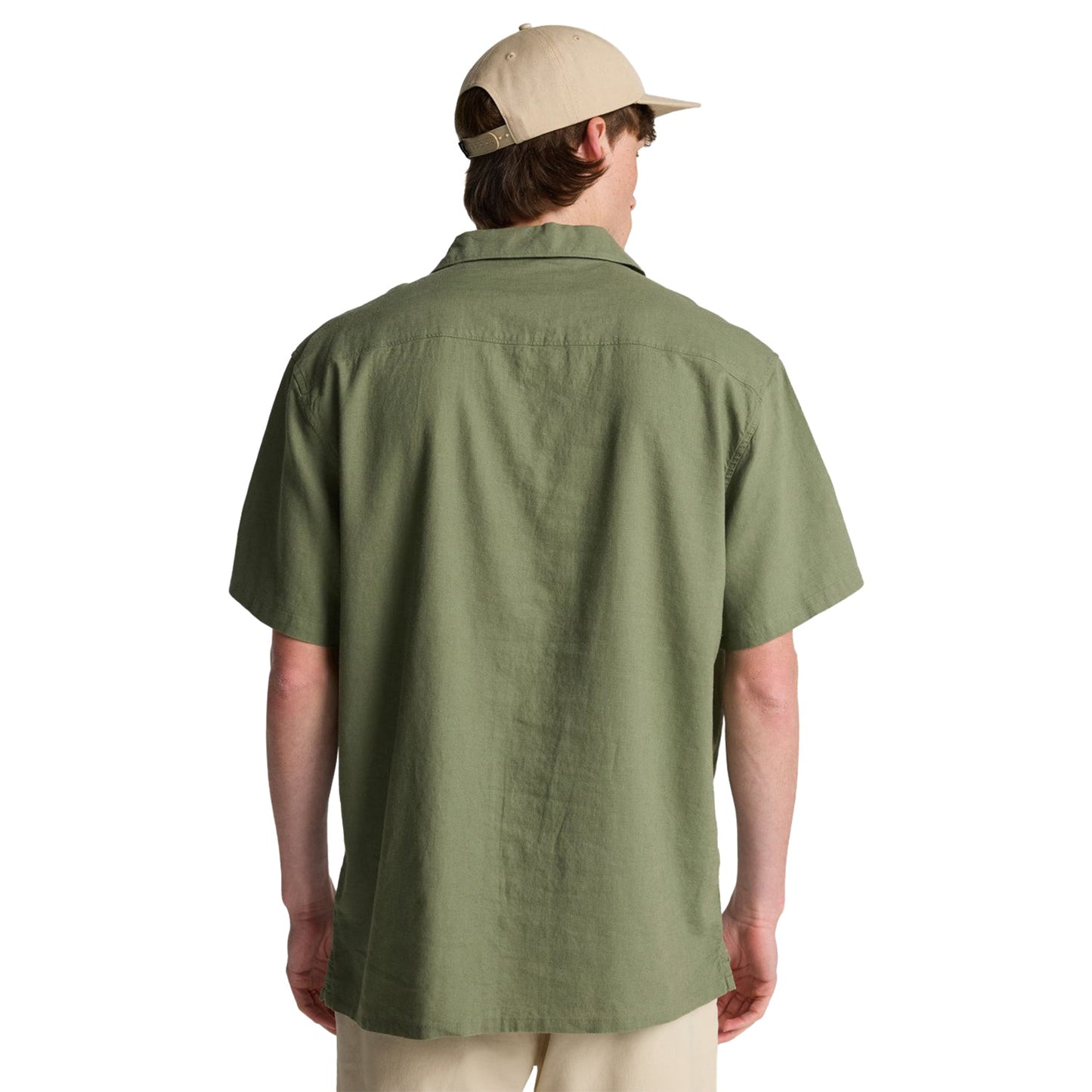 Billabong Vacay Linen S/S Shirt Moss Green  - EBYWT03030-GLW0
