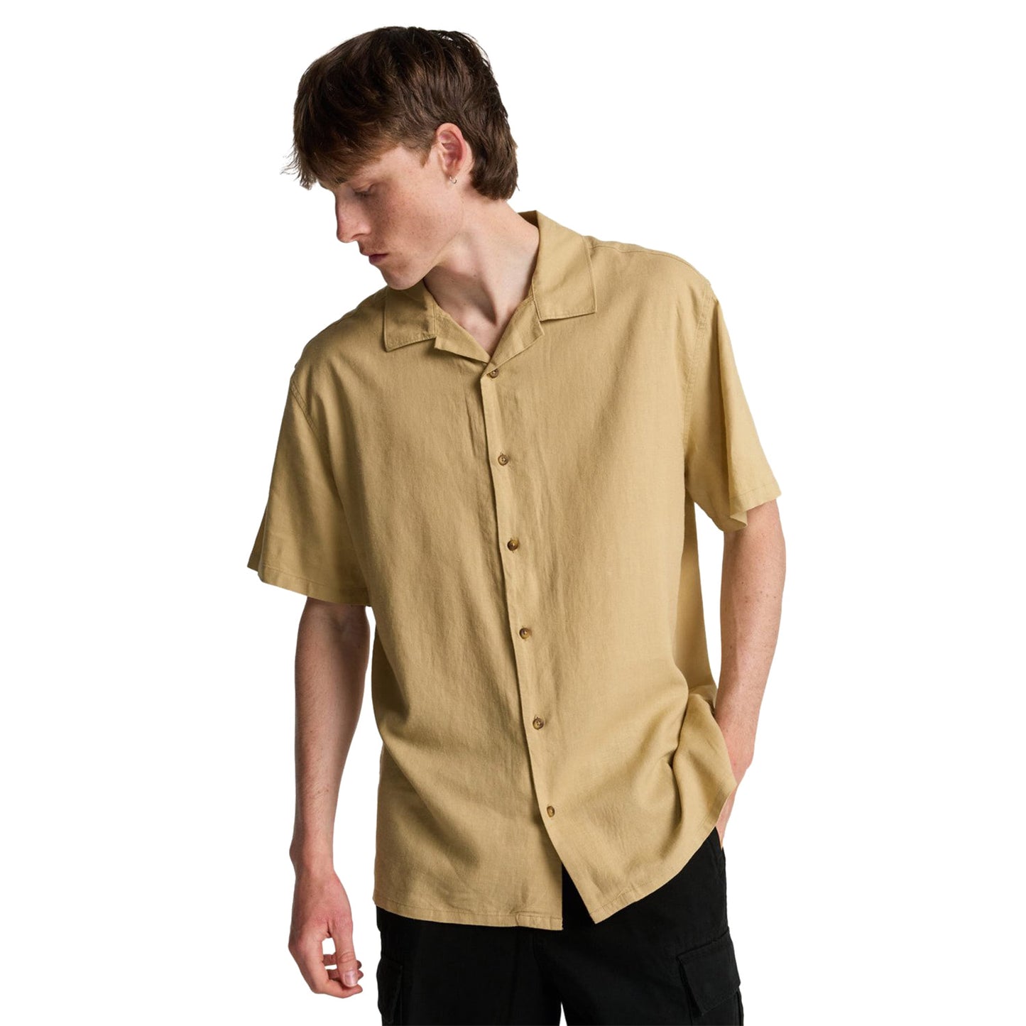 Billabong SS Vacay Linen Shirt Castle Rock  - EBYWT03030-TGW0