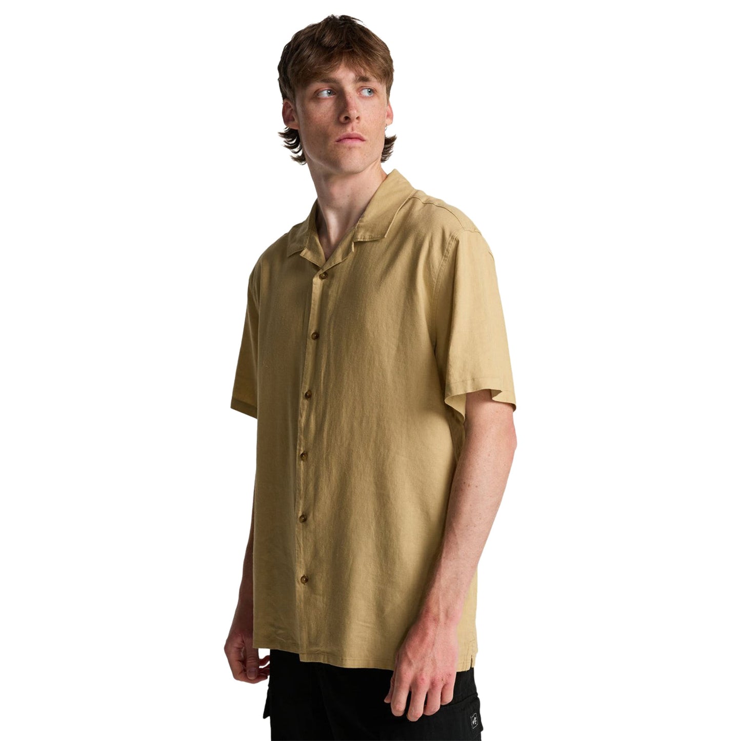 Billabong SS Vacay Linen Shirt Castle Rock  - EBYWT03030-TGW0