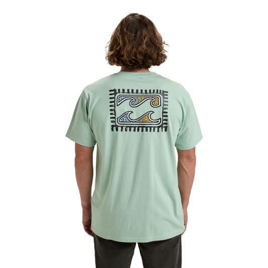 Billabong Crayon Wave T-Shirt Seafoam  - EBYZT00292-SFM