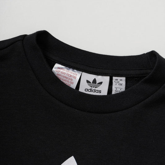 Adidas Originals Trefoil Crew Black/White  - ED7797