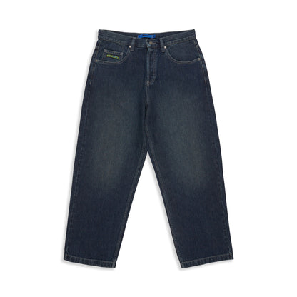 DC Shoes Worker Baggy Denim Double That Dark Denim  - EDYDP03433-BRQ0