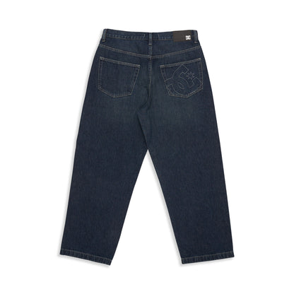 DC Shoes Worker Baggy Denim Double That Dark Denim  - EDYDP03433-BRQ0