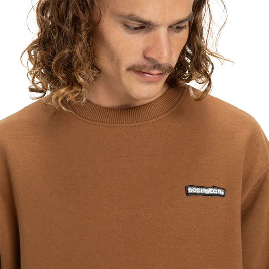 DC Shoes Patch It Crew Toffee  - EDYFT03548-CQF0