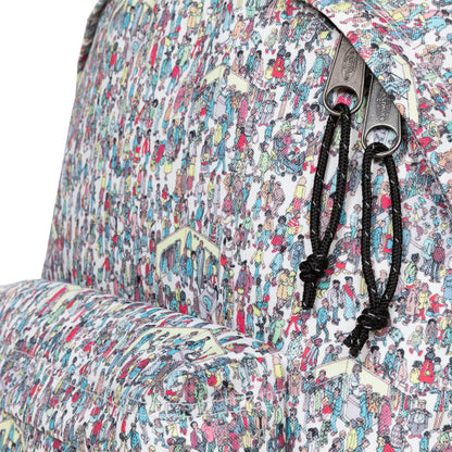 Eastpak x Wheres Wally? Padded Pakr Wally Pattern White