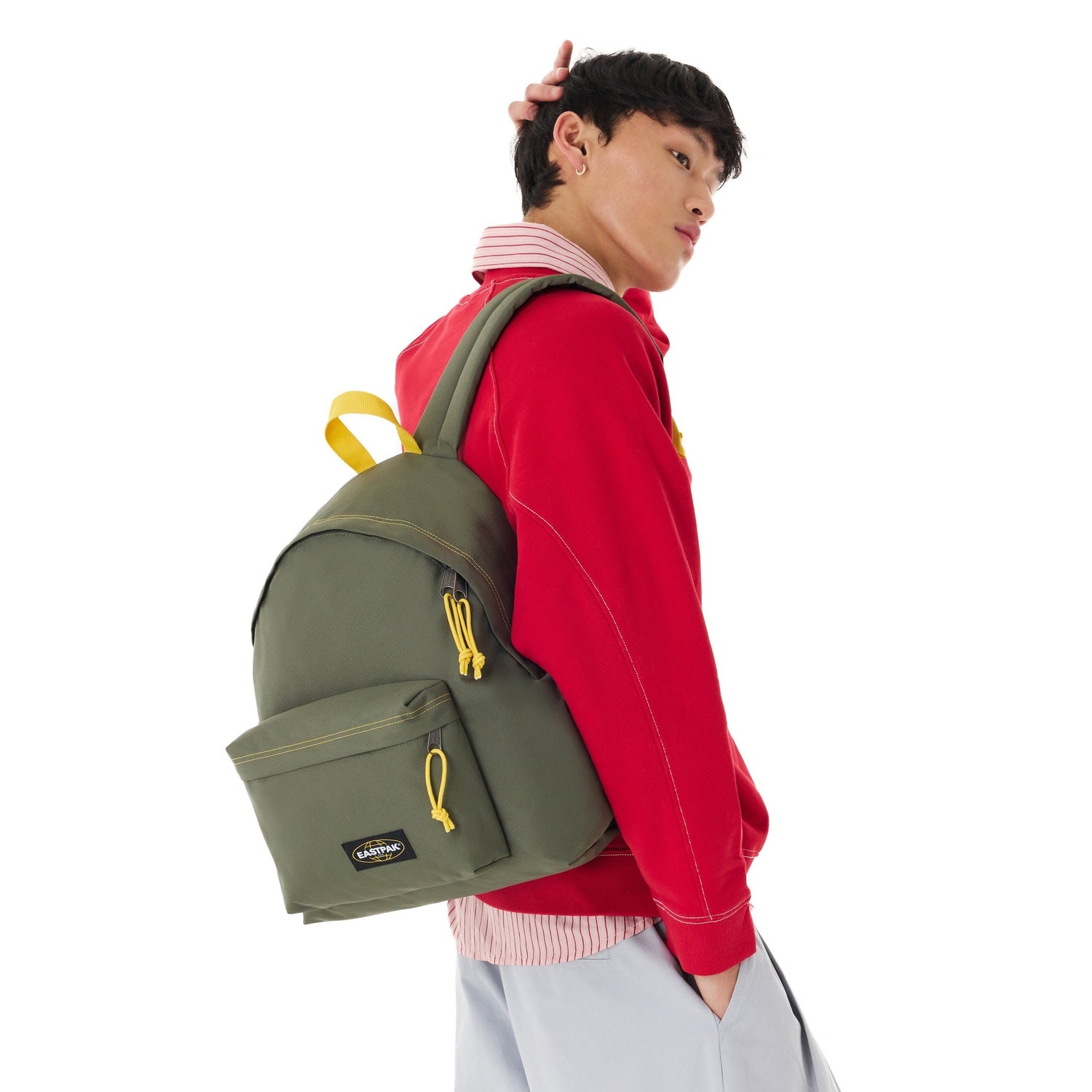 Eastpak Padded Pakr Kontrast Khaki Yellow  - EK000620B0R1