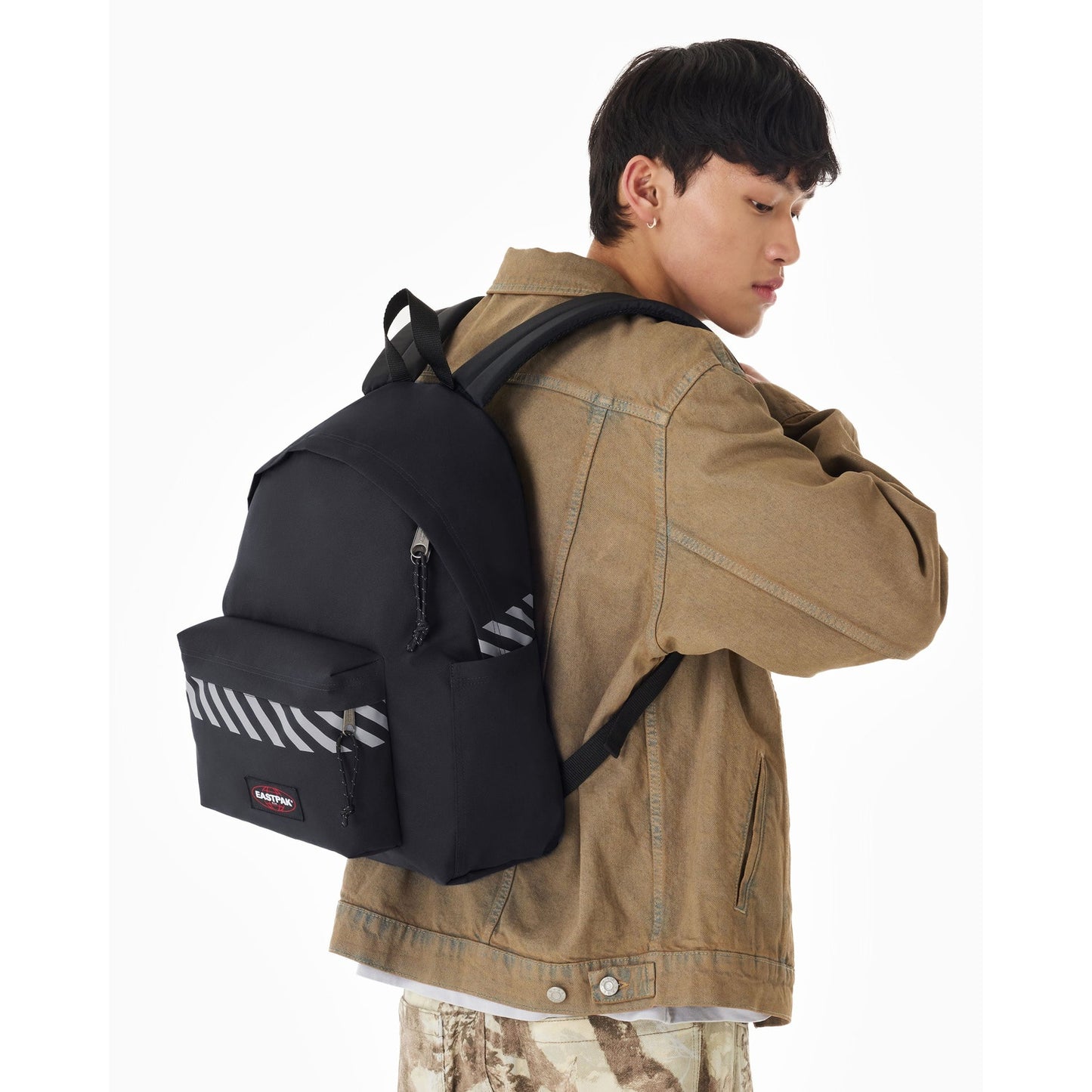 Eastpak Day Pakr Refleks Stripes Black  - EK0A5BG4B0T1