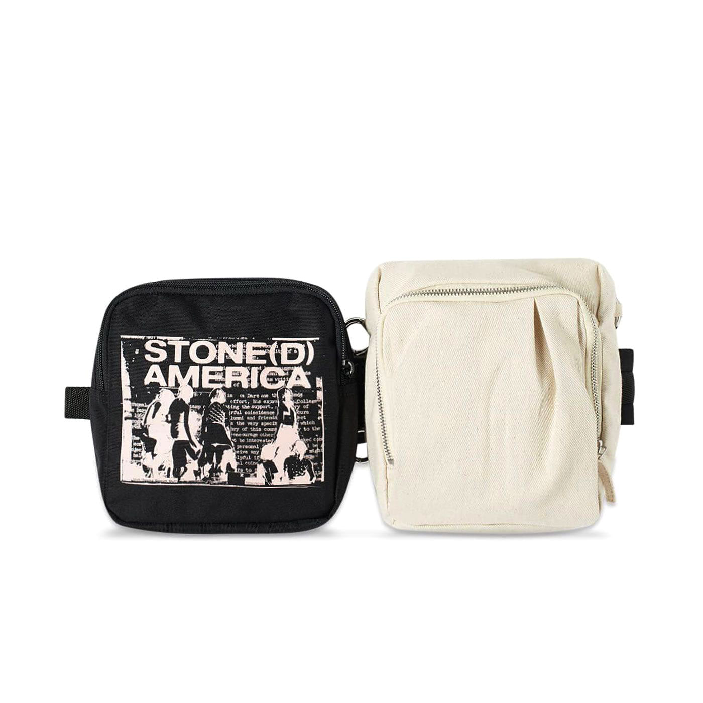 Eastpak Raf Simons Waist Loop Beige America  - EK38FB89