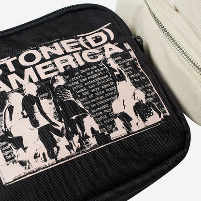 Eastpak Raf Simons Waist Loop Beige America  - EK38FB89