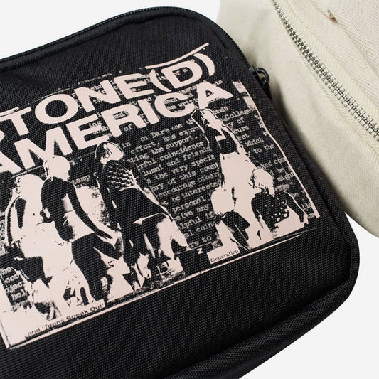 Eastpak Raf Simons Waist Loop Beige America  - EK38FB89