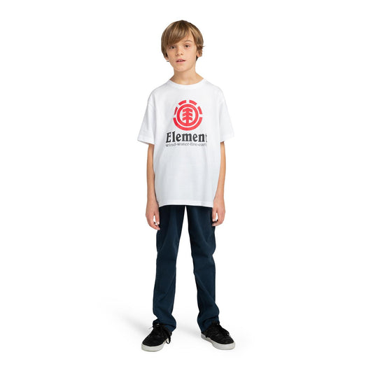 Element Boy Vertical T-Shirt Optic White  - ELBZT00107WBB0