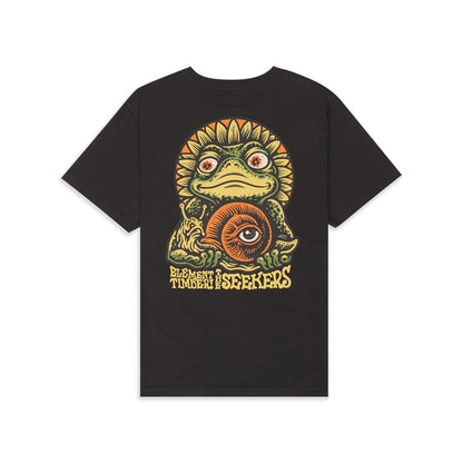 Element Timber The Frog T-Shirt Off Black  - ELBZT00286-KTA0