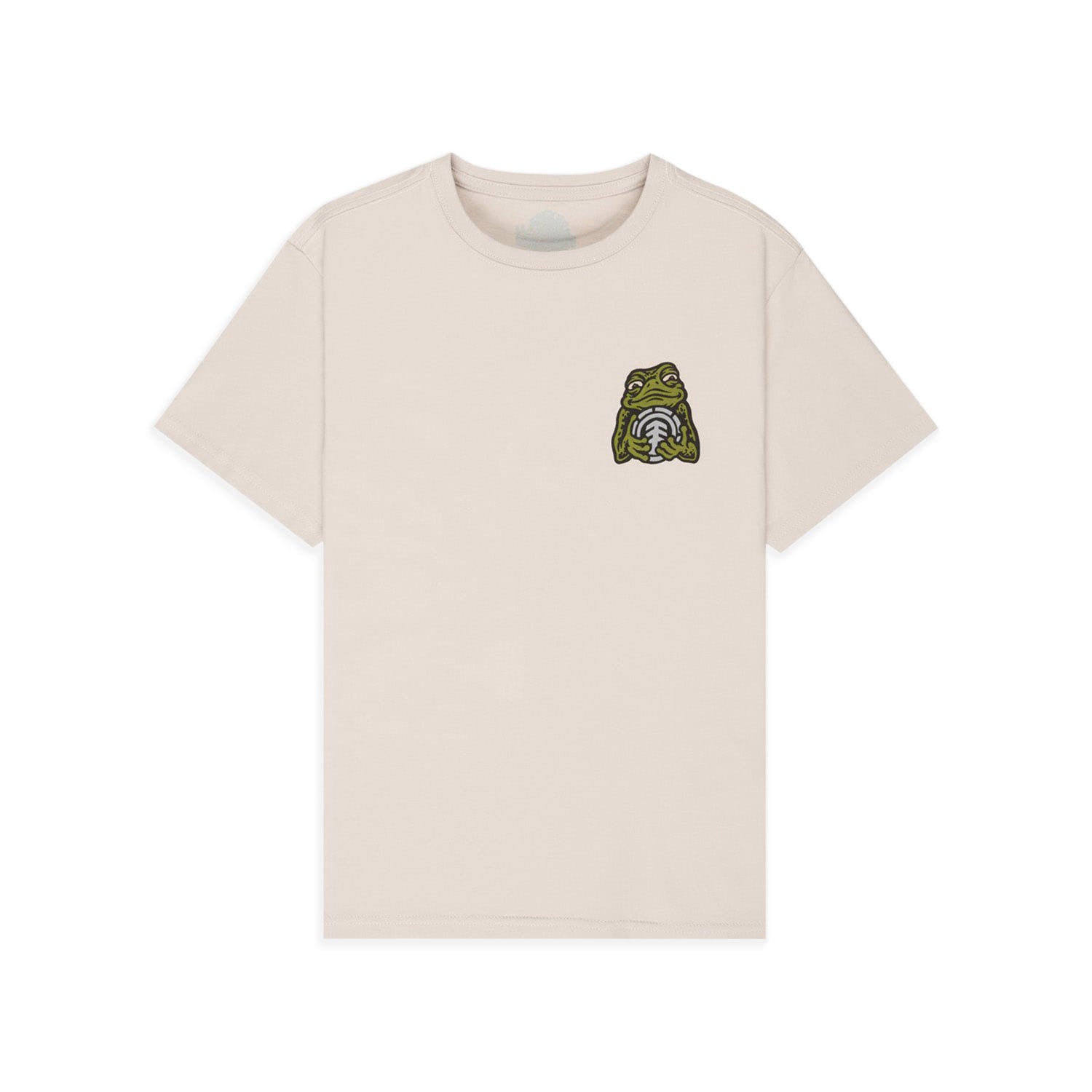 Element Timber The Frog T-Shirt Oat Milk  - ELBZT00286-TEG0