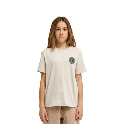Element Timber Orbit T-Shirt Oat Milk  - ELBZT00288-TEG0