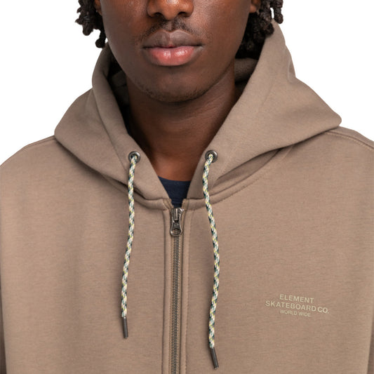 Element Rain Cornell Full-Zip Hoodie Walnut