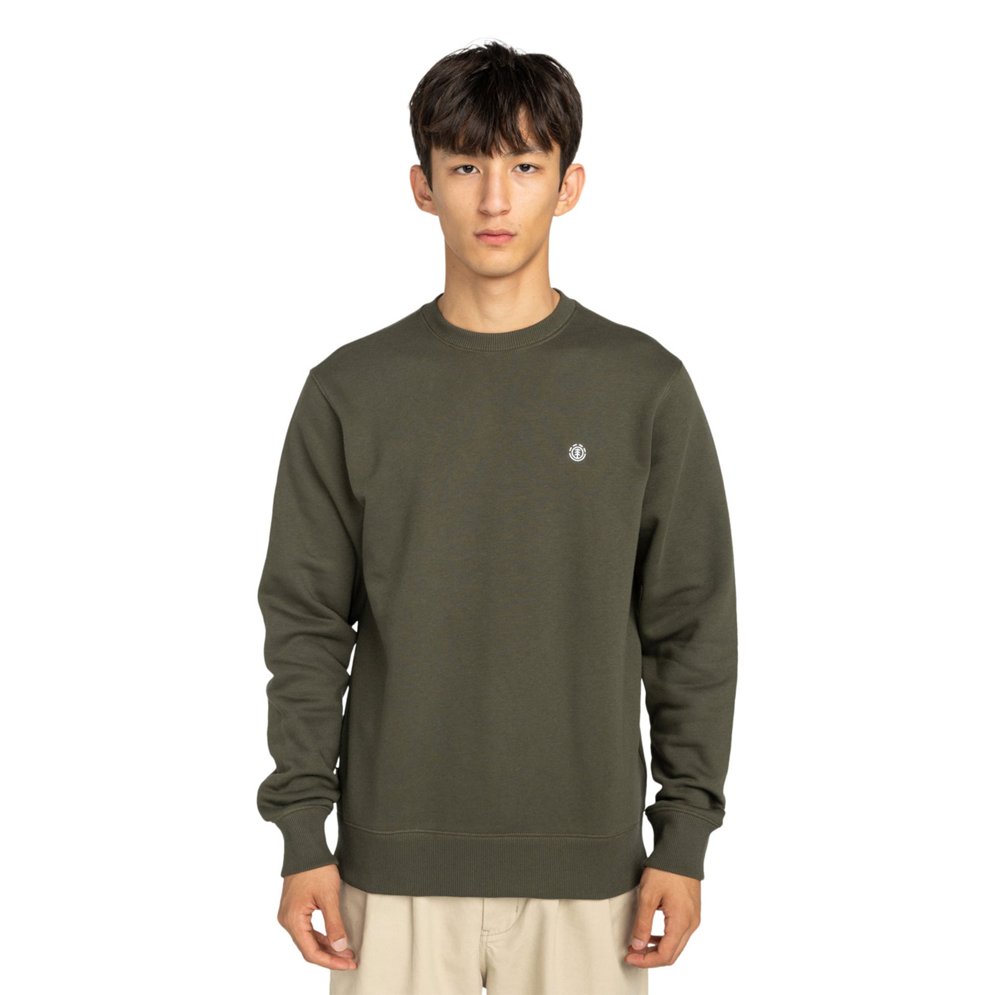 Element Icon Embroidery Crew Forest Night  - ELYFT00197-CSN0