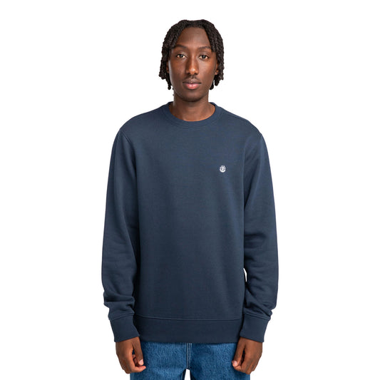 Element Icon Embroidery Crew Eclipse Navy  - ELYFT00197-ECN