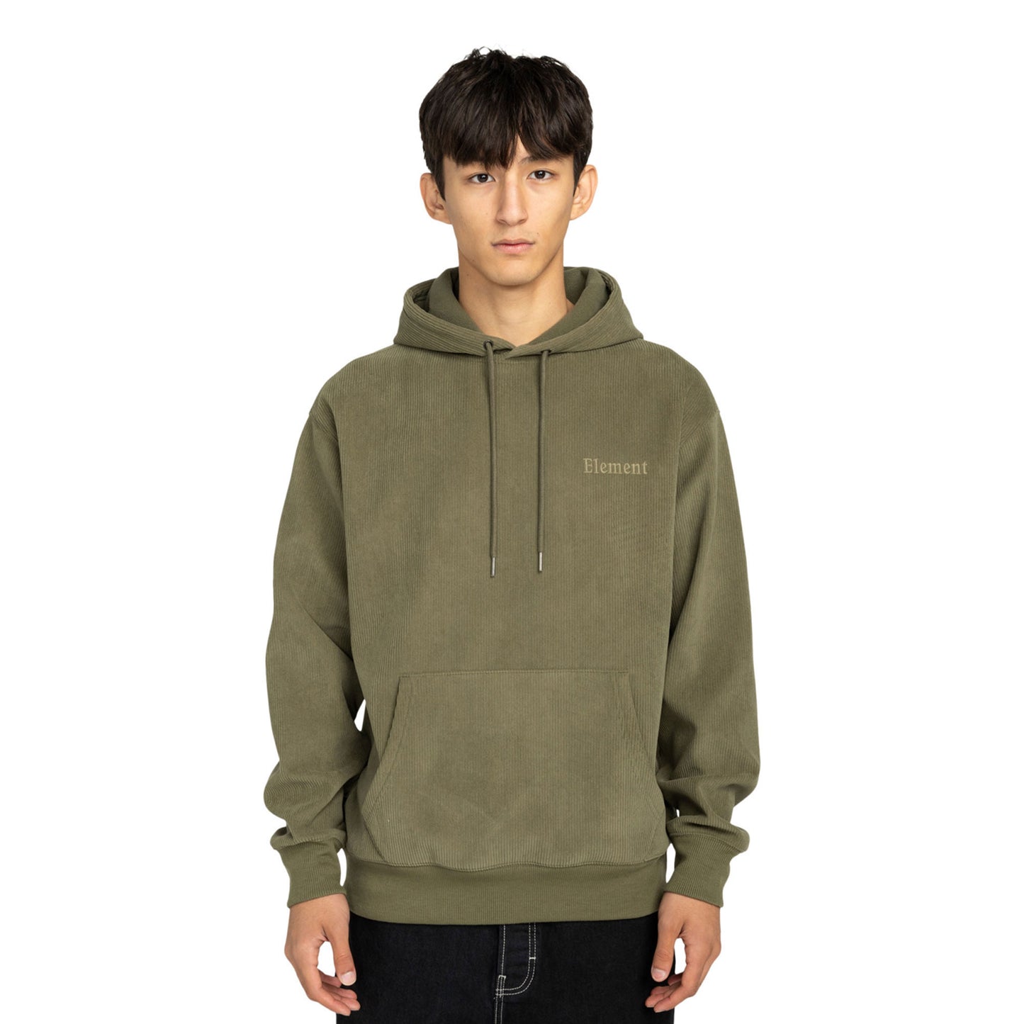 Element Serif Corduroy Hoodie Kalamata  - ELYFT00201-GZH0