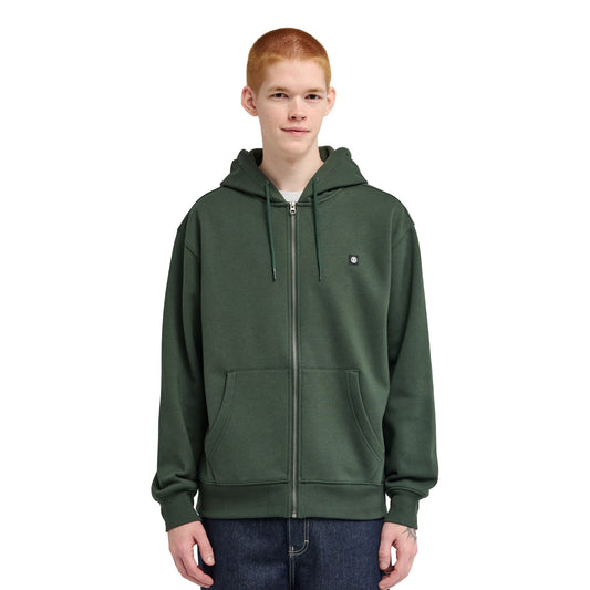 Element Icon Rain Full Zip Sweat Deep Forest  - ELYFT00204-KSW0