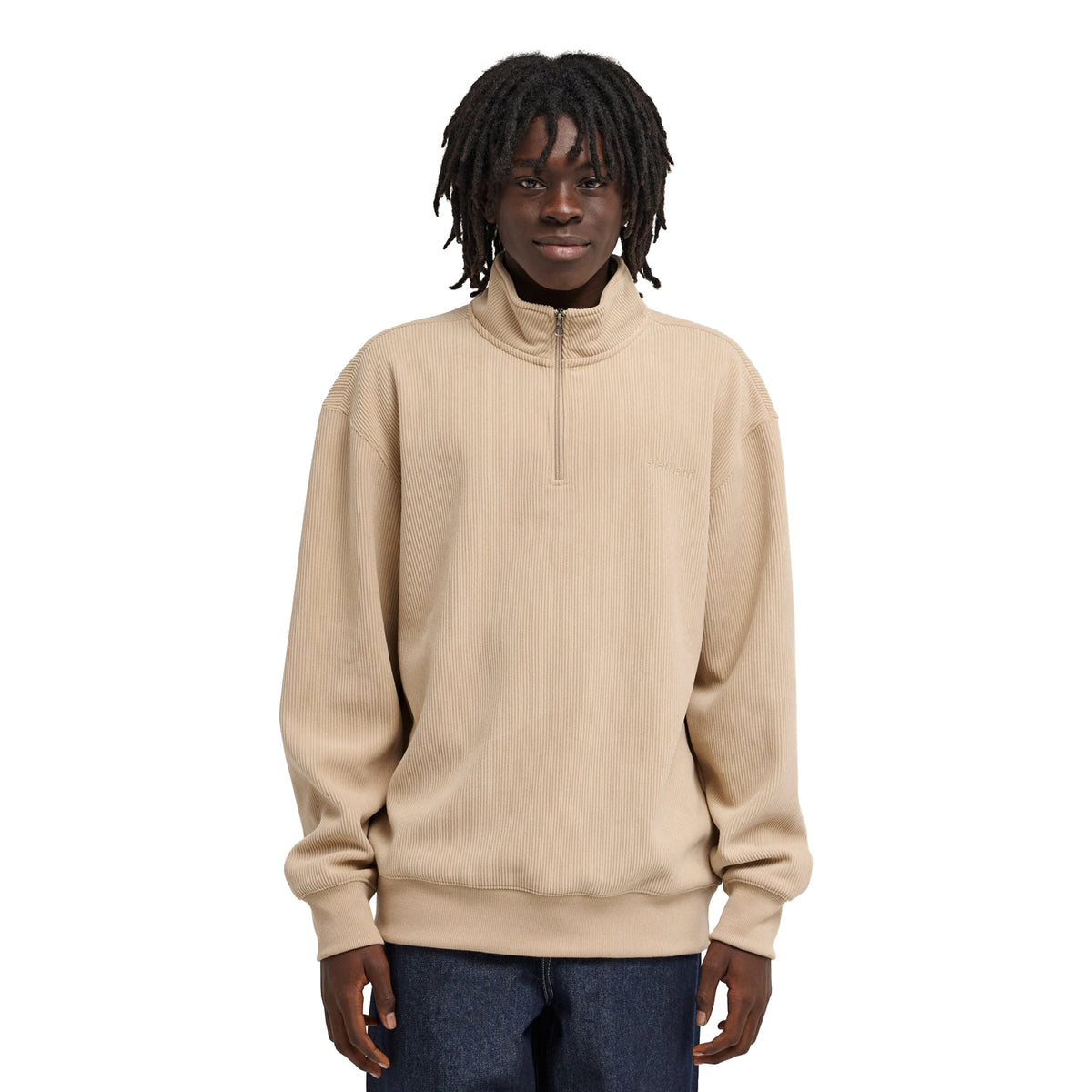 Element Lowcase Corduroy Half Zip Sweat Humus  - ELYFT00222-TZE0