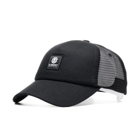 Element Icon Mesh Cap All Black  - ELYHA00137-ABK