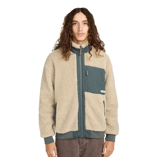Element Oak Sherpa Jacket Oat Milk  - ELYJK00224-TEG0