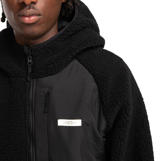 Element Wolfe Sherpa Jacket Flint Black  - ELYJK00225-FBK