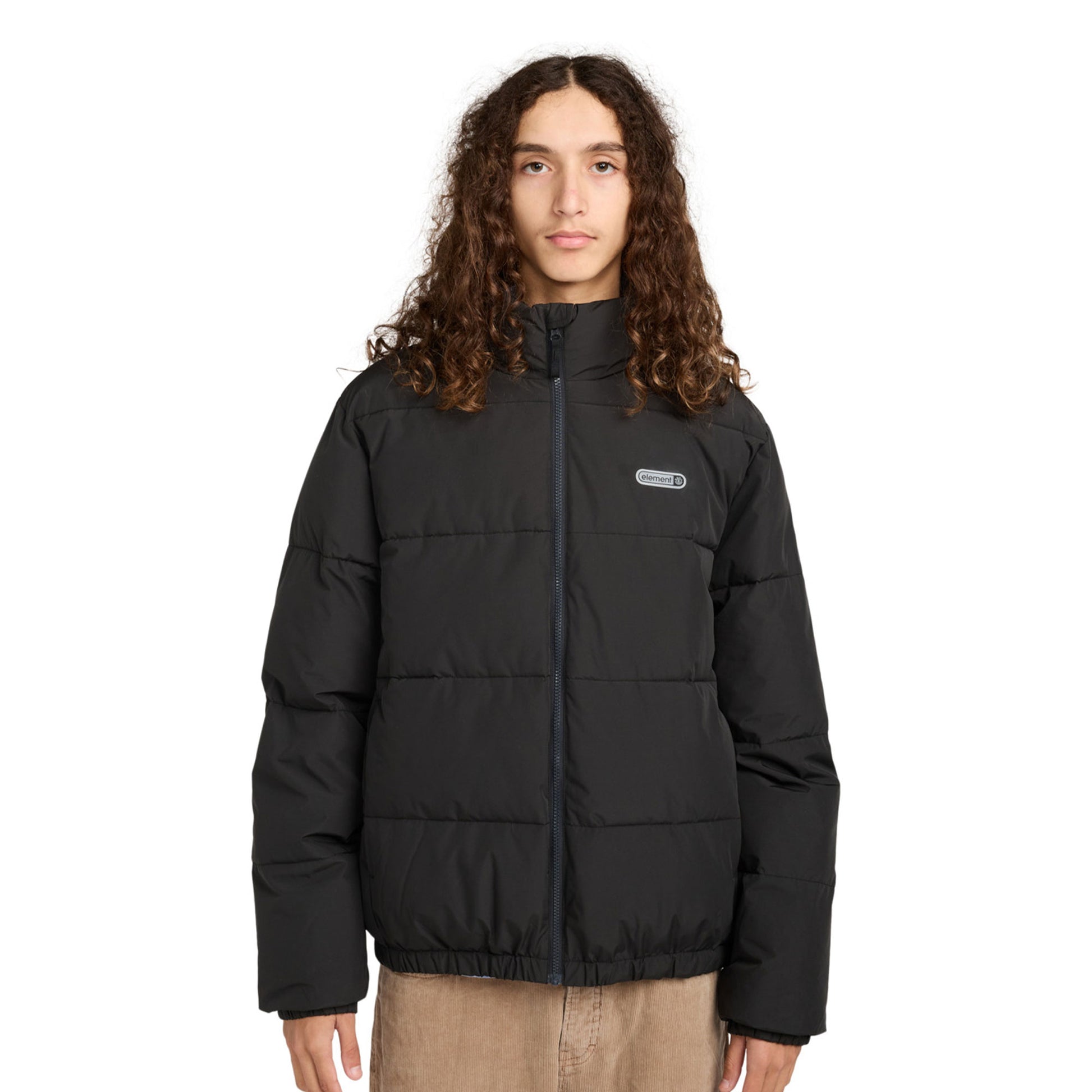 Element Classic Puffer Jacket Black  - ELYJK00287-FBK