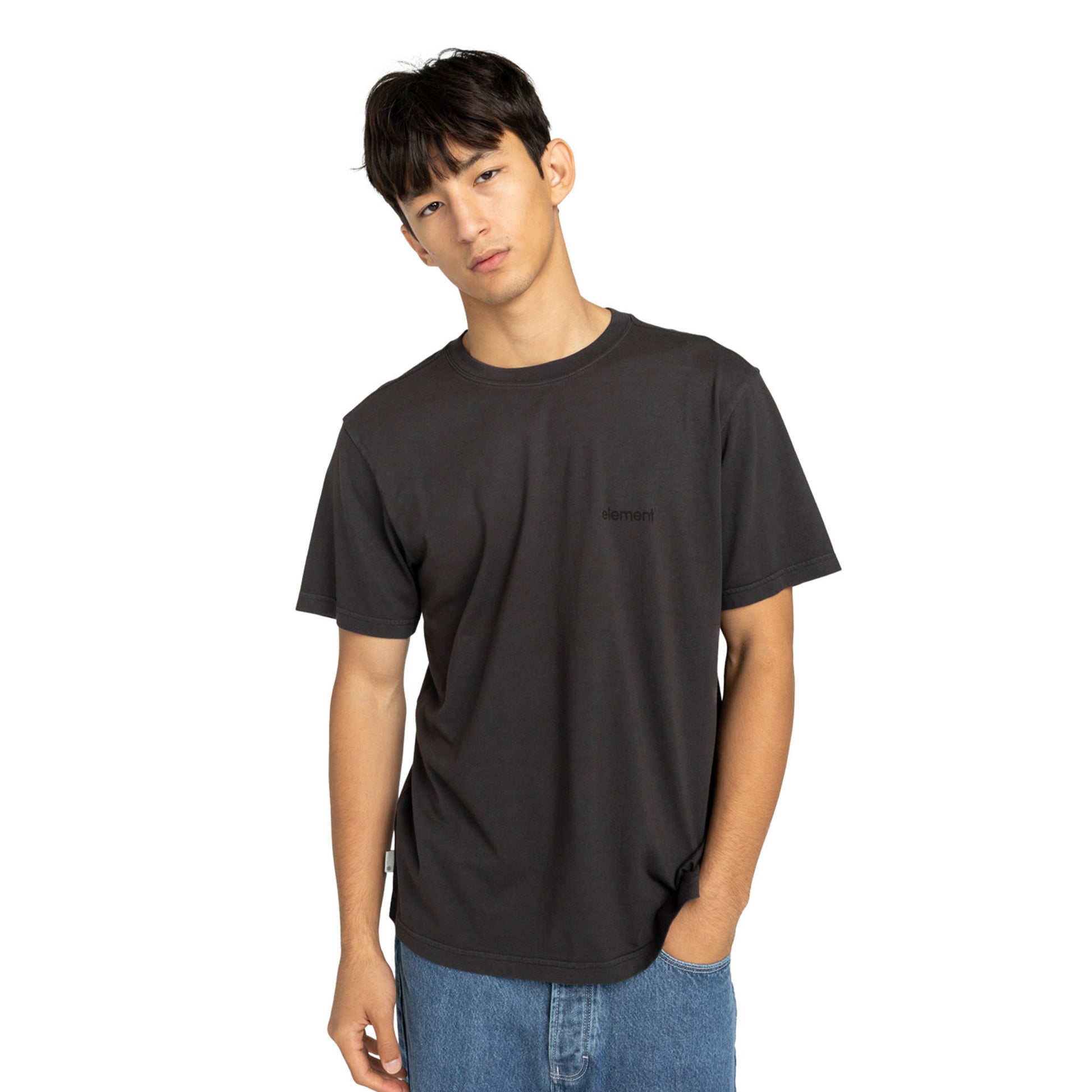 Element Lowcase Pigment T-Shirt Off Black  - ELYKT00177-KTA0