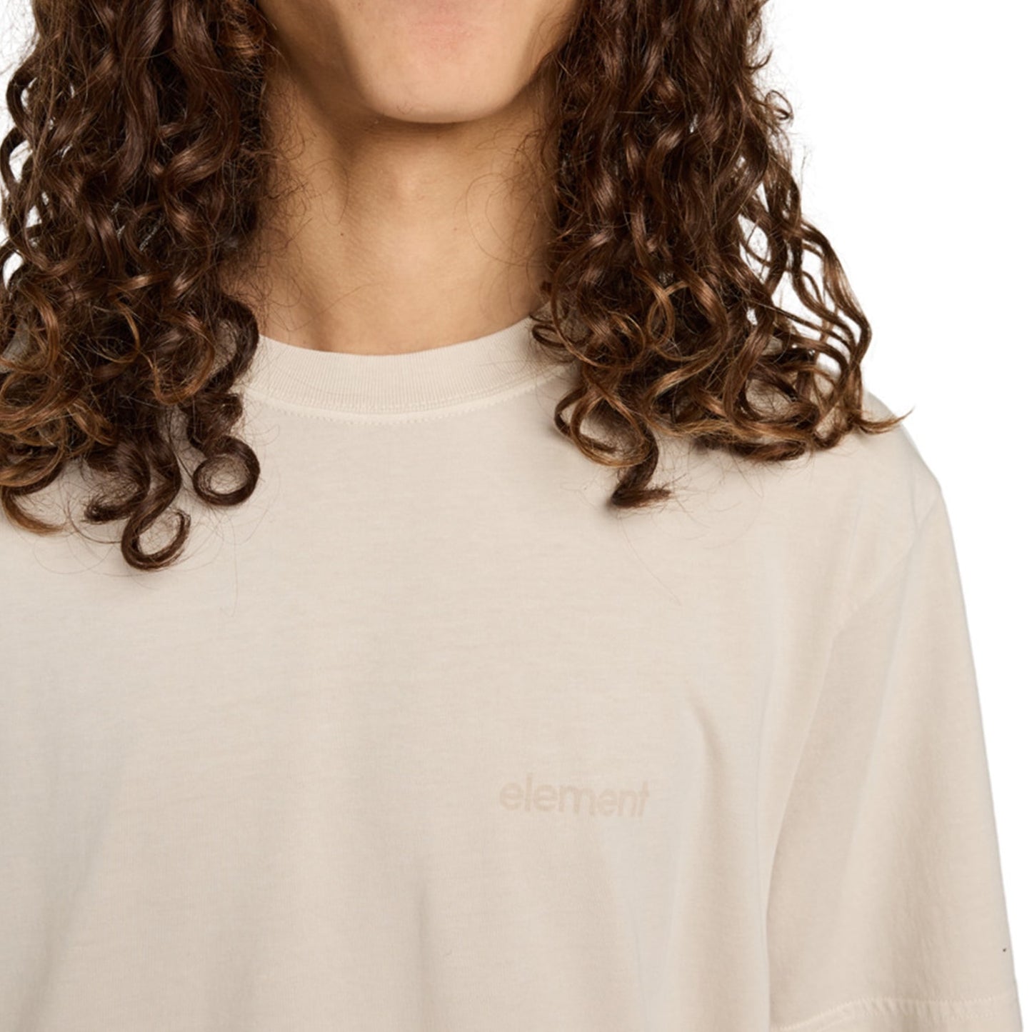 Element Lowcase Pigment T-Shirt Oat Milk  - ELYKT00177-TEG0