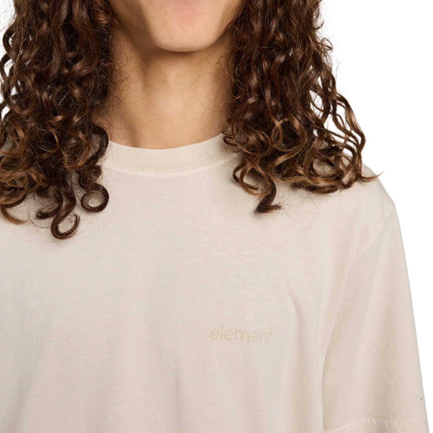 Element Lowcase Pigment T-Shirt Oat Milk  - ELYKT00177-TEG0