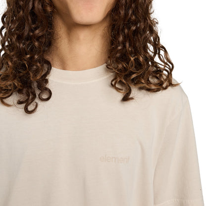 Element Lowcase Pigment T-Shirt Oat Milk  - ELYKT00177-TEG0