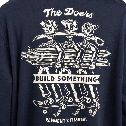 Element Timber Skeleton Gang Crew Eclipse Navy  - ELYSF00282-ECN